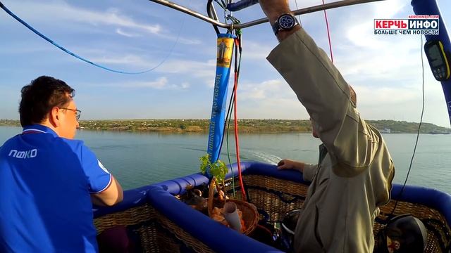 Воздушный шар "Россия": из России в Крым через Керченский пролив смотреть онлайн
