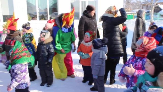 Игра "Лепим Снеговика" Масленица.МБДОУ "ЦРР - детский сад "Теремок" смотреть онлайн