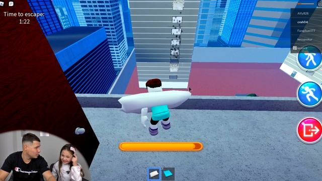 Спасение от пожара в РОБЛОКС! Как себя вести при пожаре? ROBLOX Fire Escape. смотреть онлайн