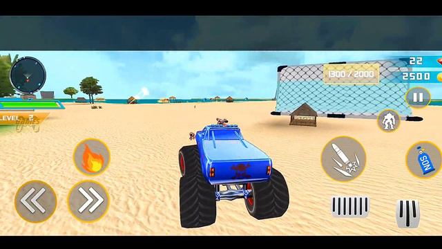 King Lion Robot Space Ship Monster Truck Wars of Robot Transform | Android iOS Gameplay смотреть онлайн