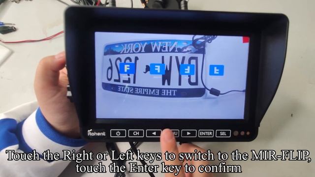 Rohent R9 RV Backup Camera Wireless HD 1080P 7'' Touch Key DVR Monitor Rear View Camera System смотреть онлайн
