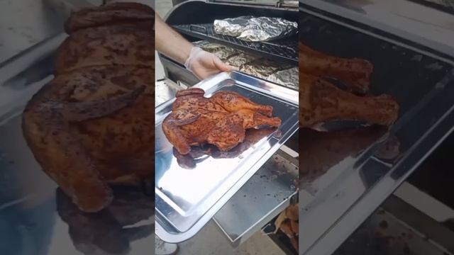 Цыпленок в Смокере #коптим #рецепты #цыпленок #курица смотреть онлайн