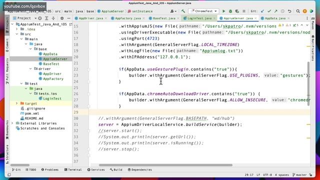 Integrate and run Appium Server before the test suite | Server arguments смотреть онлайн