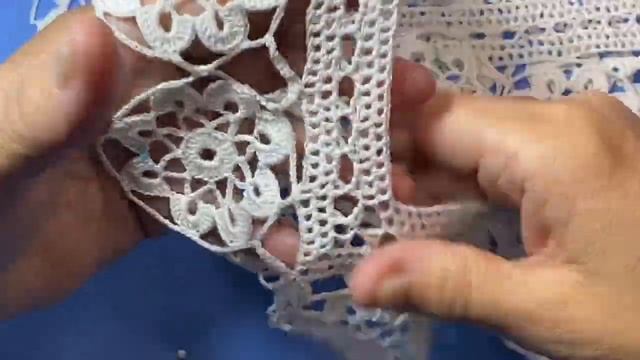 2-6.Как связать роскошную кружевную кайму. Crocheting. смотреть онлайн