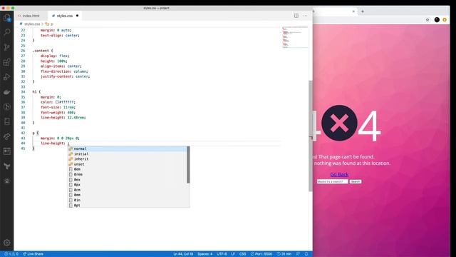 Design to HTML/CSS project - 404 page смотреть онлайн