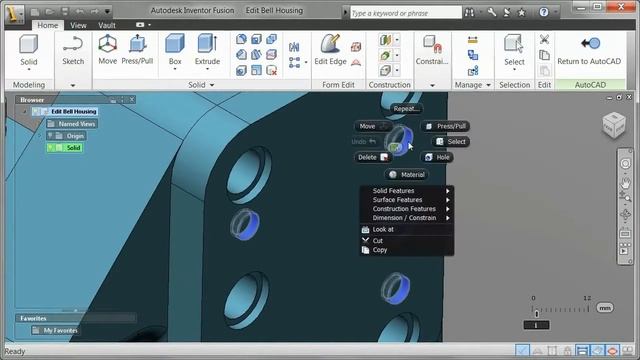AutoCAD 2013 - Autodesk Inventor Fusion смотреть онлайн