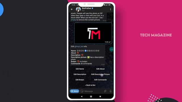 How to Set Telegram Bot Description Photo tamil/TechMagazine смотреть онлайн