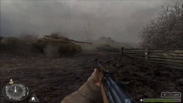 Call of Duty: United Offensive- Mission 9: Trenches "Veteran mode" смотреть онлайн