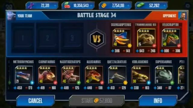 ALLOSAURUS LEVEL 40 - Jurassic World The Game смотреть онлайн