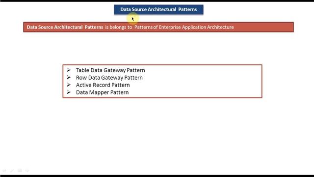 Data Source Architectural Patterns смотреть онлайн