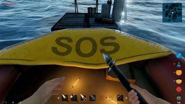 СУРОВЫЙ ОКЕАН - Бочки, жареная рыба и минеральная вода - Игра Bermuda Lost Survival смотреть онлайн