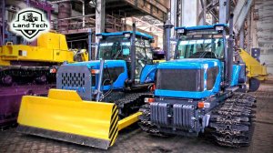 Как производится Российский гусеничный трактор АГРОМАШ 90ТГ -  потомок советского ДТ-75?