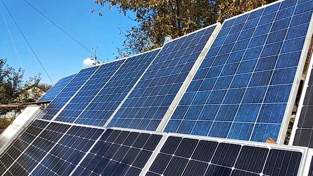 Солнечные панели - влияние тени на выработку энергии. смотреть онлайн