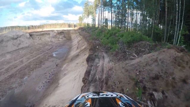 новый карьер в Мяглово DRZ 400