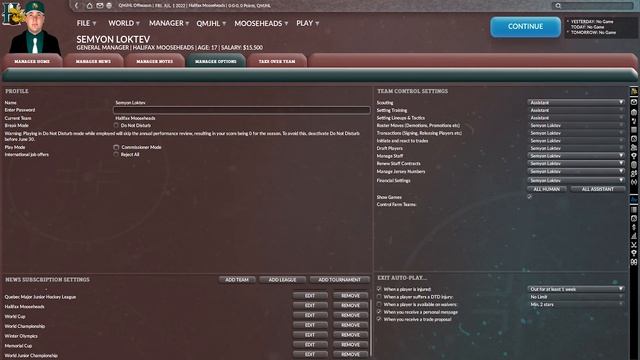 Franchise Hockey Manager 9 / Дивный хоккейный мир #1 смотреть онлайн