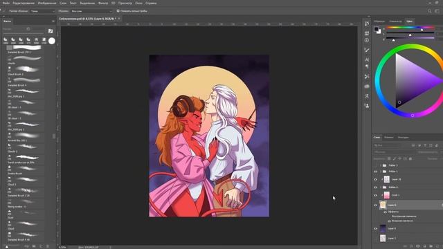 Trailer | Speedpaint (CLIPSTUDIO AND PHOTOSHOP) OC • Angel and Demon смотреть онлайн