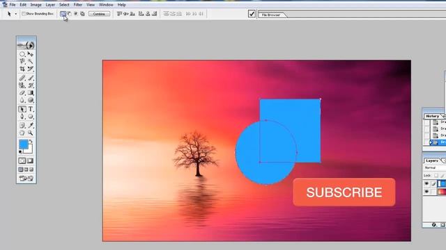 How to use Path Selection Tool Photoshop - Tamil | போட்டோசாப் தமிழில் смотреть онлайн