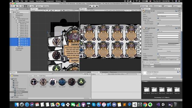 SEARCH BUTTONS - Making a COLLECTION MANAGER in Unity (EP03) смотреть онлайн