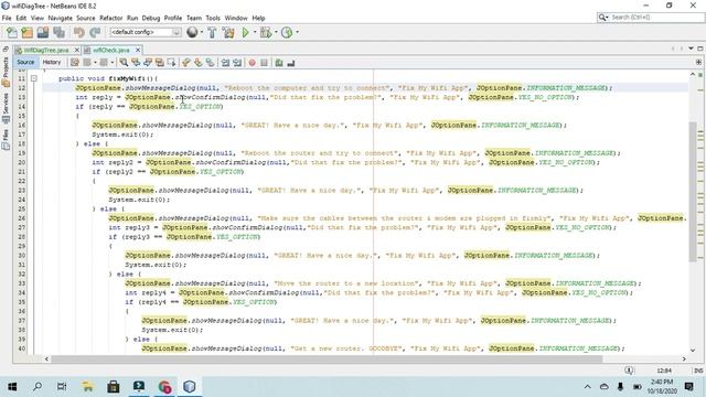 Wi-Fi Diagnostics Tree App | Java Tutorial | Nested If-Else Statements смотреть онлайн