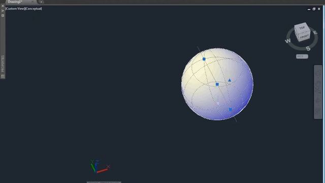 How to use slice Command in AutoCAD, example explained with rectangular and spherical object смотреть онлайн