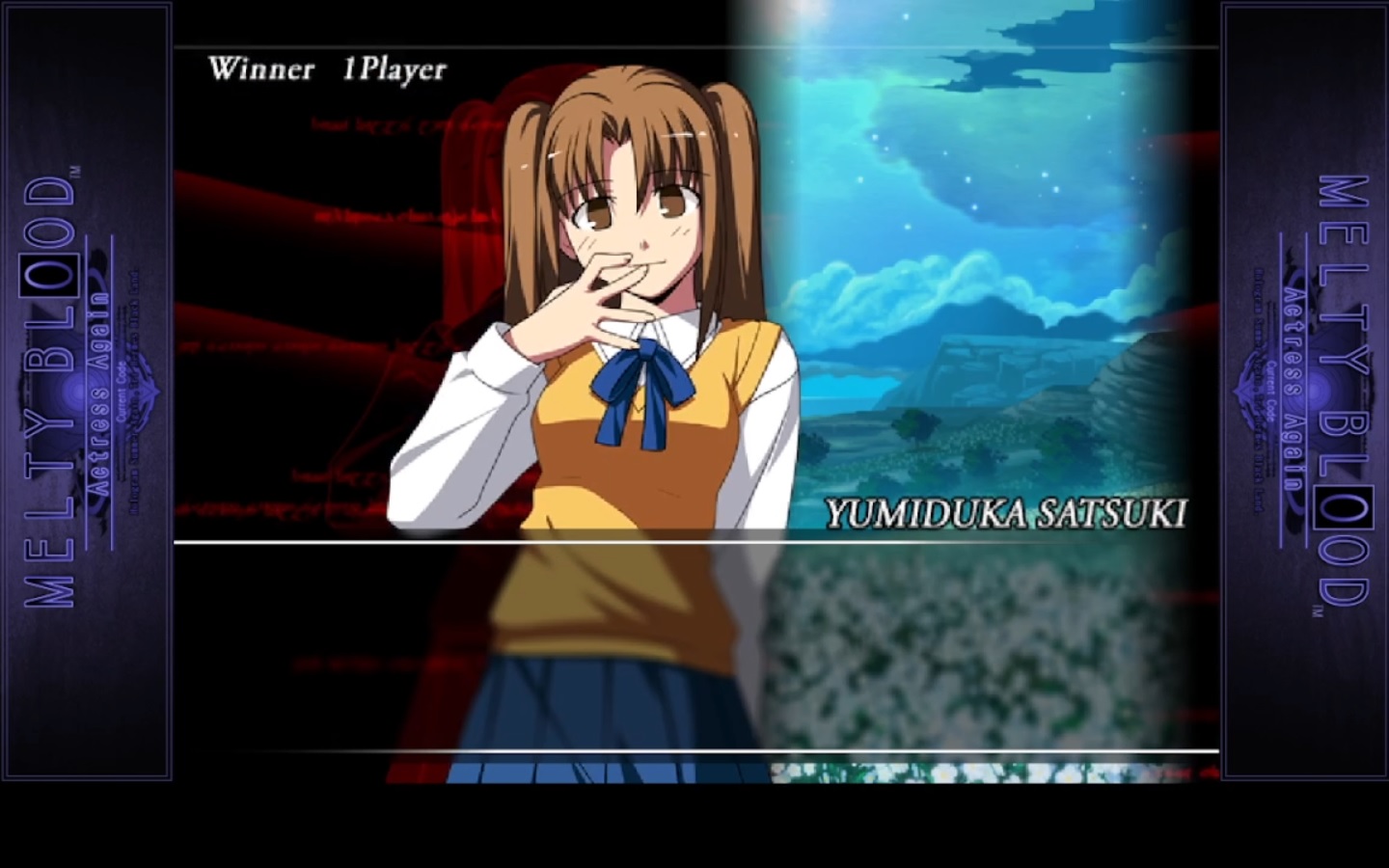 MELTY BLOOD Actress Again Current Code.Yumiduka Satsuki vs Kohaku [弓塚 さつきVS琥珀].mkv смотреть онлайн