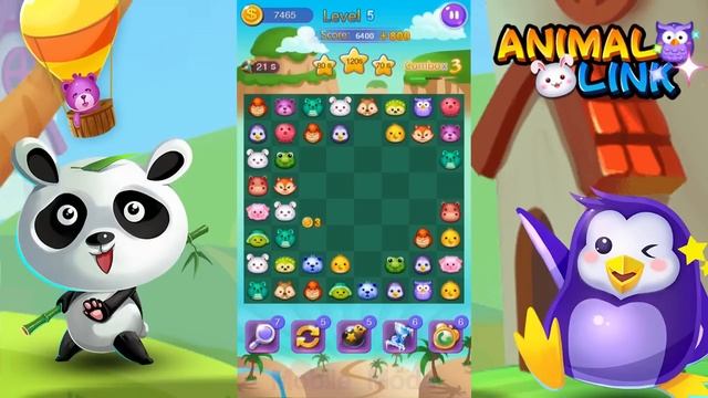 Onet Connect Animal - Pikachu Game Onet Classic, coloful Animal Link смотреть онлайн