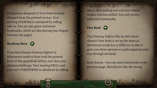 Spiky Vehicles of Death; Let's Play Fighting Fantasy Classics; Freeway Fighter; part 2 смотреть онлайн