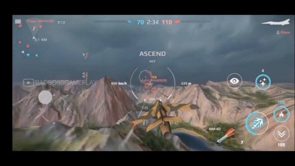 Sky Combat (War Plane Game) Android Gameplay HD