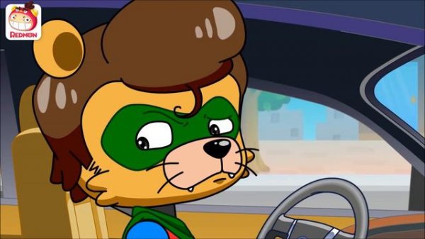 A dreaming super hero | Daily life safety | Car safety cartoon | REDMON