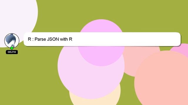 R : Parse JSON with R смотреть онлайн