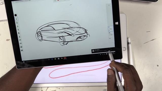 iPad Pro vs. Surface Pro vs. Wacom Cintiq Companion - a designer's sketch comparison смотреть онлайн