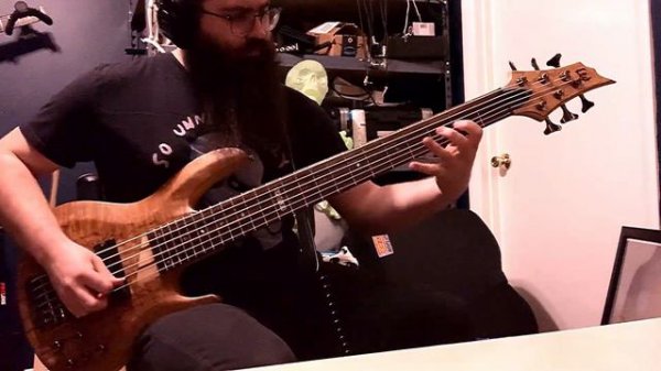 LTD B-206SM 6 string bass Demo in Mix