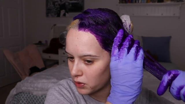 Dyeing My Hair With Arctic Fox Purple Rain While I Talk About My Hair Journey | MakeupandMystery смотреть онлайн