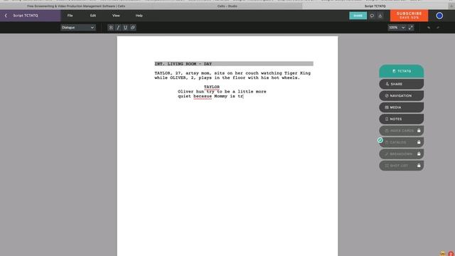 Celtx Scriptwriting Basics with Taylor смотреть онлайн