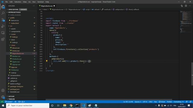 43 Project VUEJS And FIREBASE In Arabic | شرح Page Add Product With Model Bootstrap смотреть онлайн