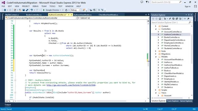 ASP.NET MVC 5 : 3.6 Model - Many to many relationship смотреть онлайн