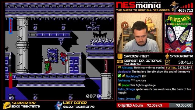 466/714 Spider-Man: Return of the Sinister Six - NESMania смотреть онлайн