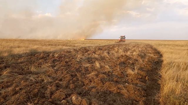 Уборка 2022. Ударила молния в землю рядом с полем пшеницы. смотреть онлайн