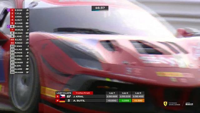 Ferrari Challenge Europe Trofeo Pirelli - Misano, Race 1 смотреть онлайн