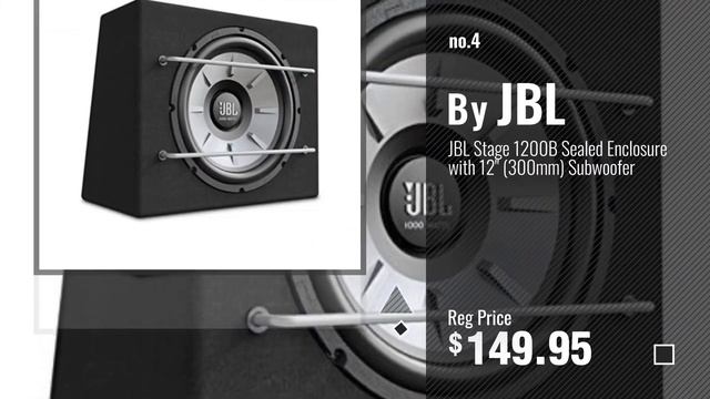 Top 5 JBL 12 Inch Subwoofer [2018]: 2) JBL CS1214 12" 2000W Car Subwoofers Power Subs Audio Woofers смотреть онлайн