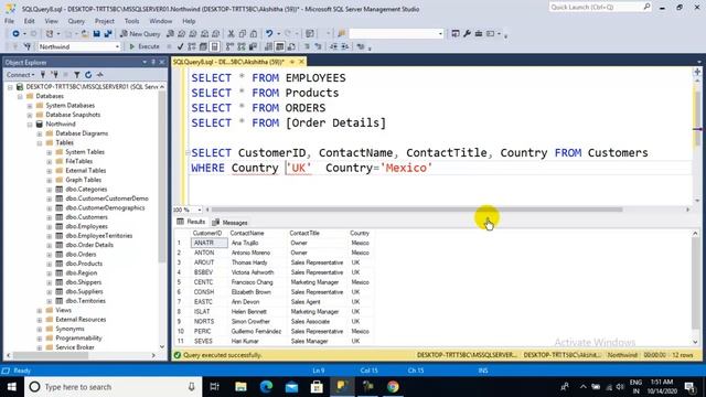 Day 6 SQL Server SELECT Queries смотреть онлайн