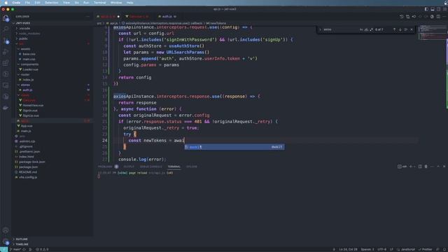 JWT-аутентификация c Firebase #7 - Refresh Token и выход из приложения смотреть онлайн
