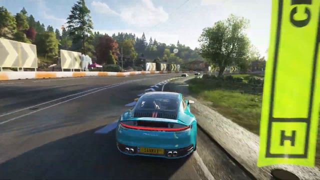 Прохожу гонку "Спринт в Озёрном Краю" в Forza Horizon 4 Без Интерфейса смотреть онлайн