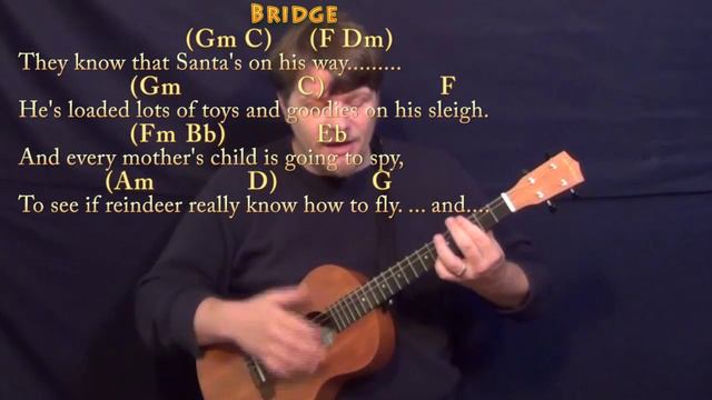 The Christmas Song - Bariuke Cover Lesson in C - Chords/Lyrics смотреть онлайн