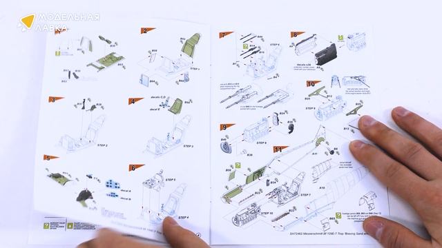 Распаковка сборной модели Messerschmitt Bf 109E-7Trop ‘Braving Sand and Snow’ от Special Hobby. смотреть онлайн