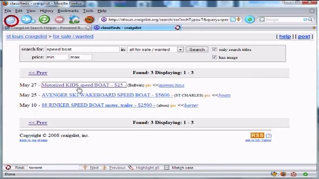 Ehanced CraigsList Search Helper With Images and multi city searches смотреть онлайн