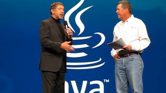 Java One - Larry Ellison on Oracle's Java Strategy смотреть онлайн