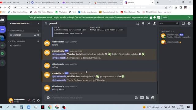 !! Discord Market Botu !! 7/24 Bot Yapma !! (hazır Altyapı)
