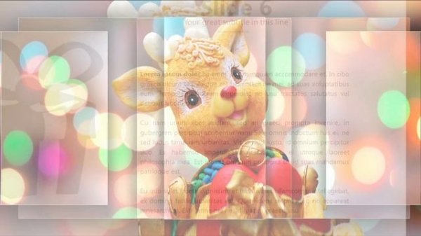 Interactive presentation template "Happy Birthday"/ Интерактивный шаблон презентации "День Рождения