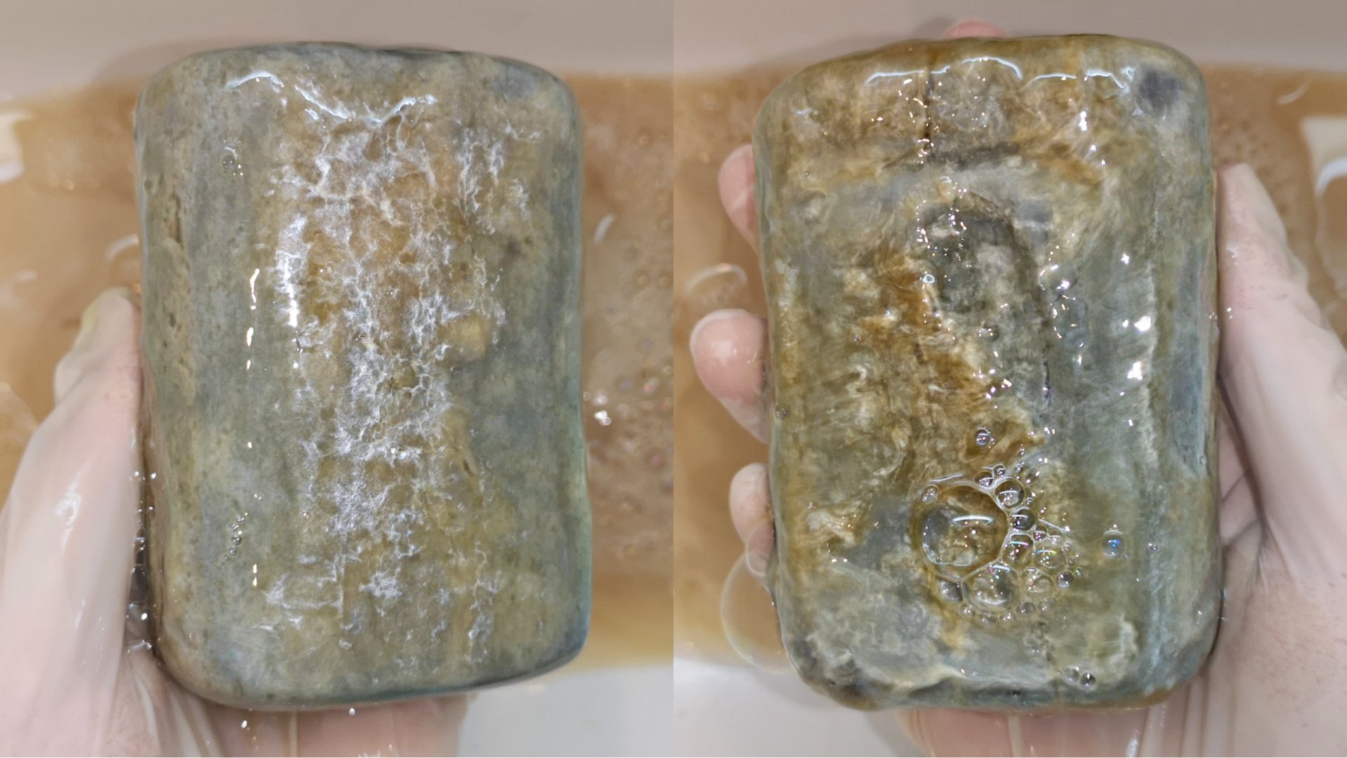 РАЗМОКШЕЕ ДЕГТЯРНОЕ МЫЛО! МЫЛЬНОЕ АСМР ДЛЯ СНА / МНОГО ТЕМНОЙ ПЕНЫ / SOAKED SOAP смотреть онлайн